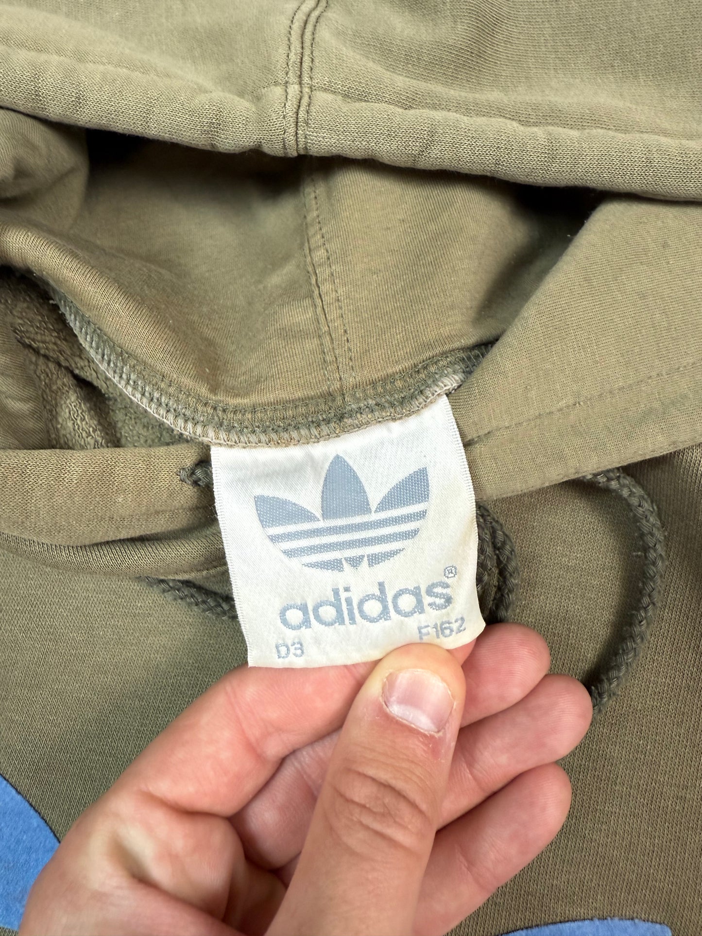 Vintage 90s Adidas originals centre logo hoodie (M)