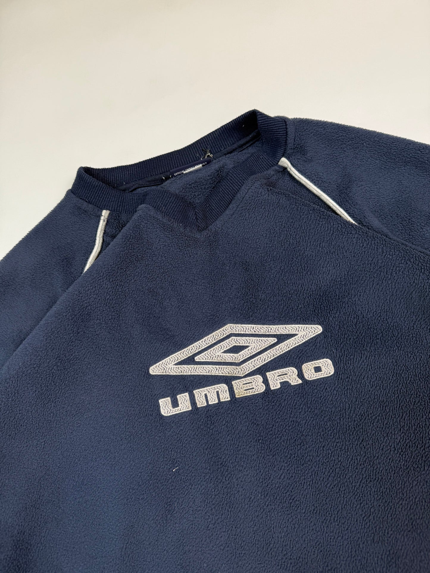Vintage Umbro centre logo fleece sweatshirt (L)