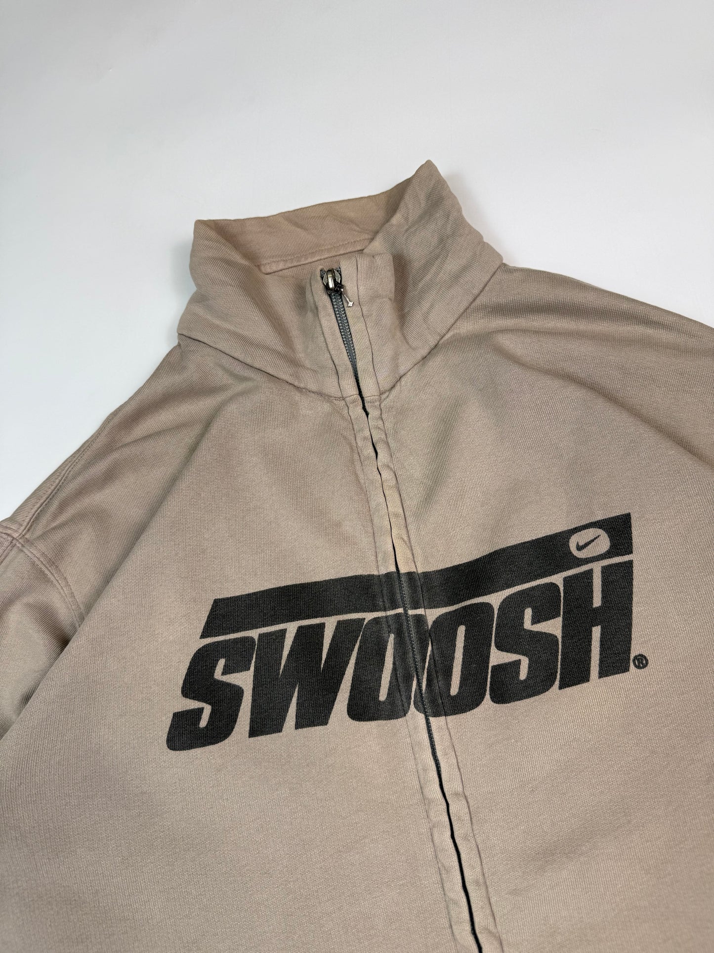Vintage Nike swoosh spell out track top (L)