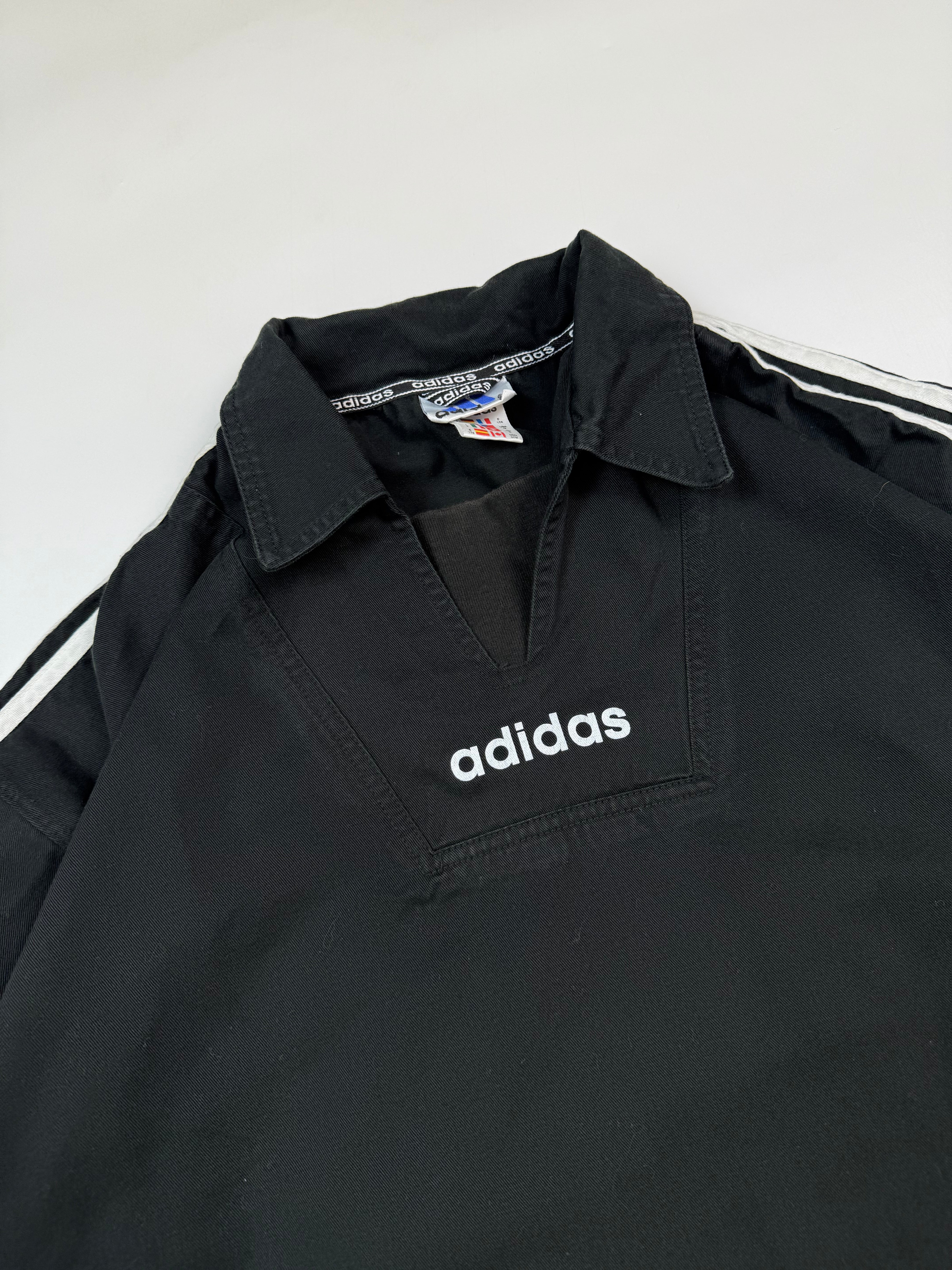 ビンテージ 80s 90s adidas Cotton Drill Top 黒 ビンテージ 80s 90s adidas Cotton Drill Top 黒