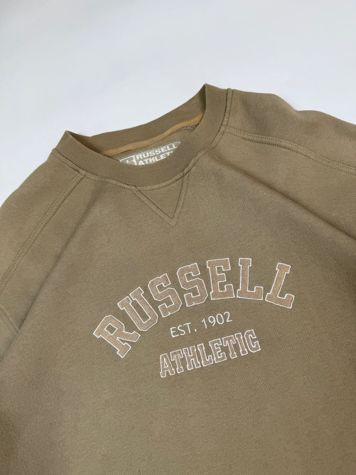 Vintage Russell athletic spell out sweatshirt (L)