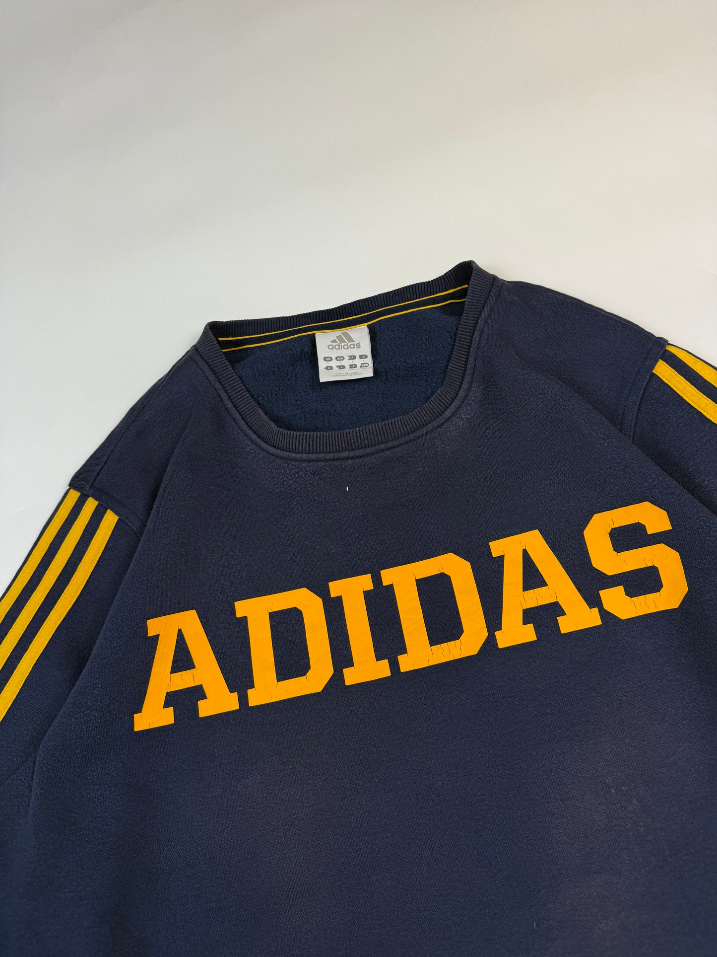 Vintage Adidas spell out sweatshirt (L)