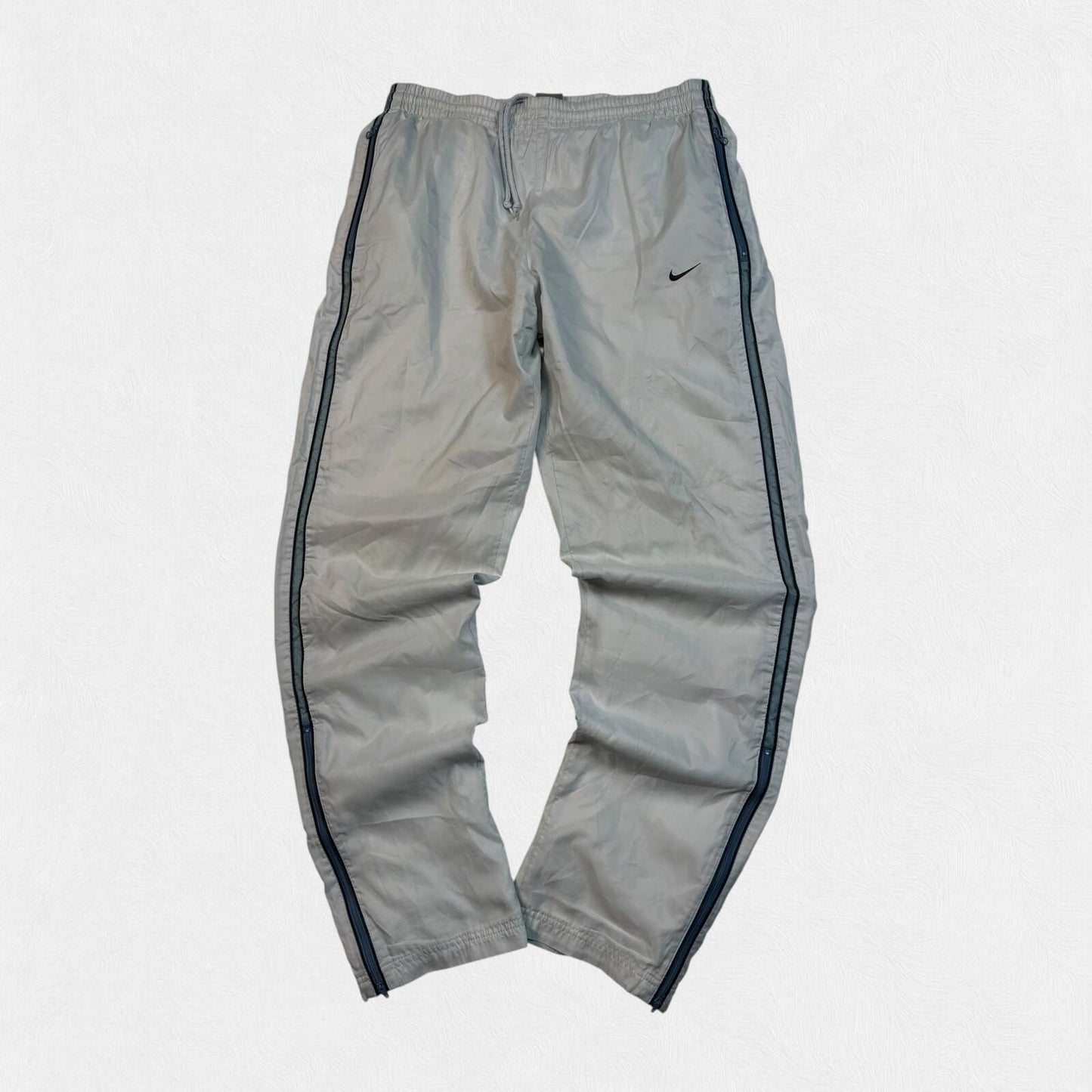 Vintage Y2K Nike side stripe baggy track pants (S)