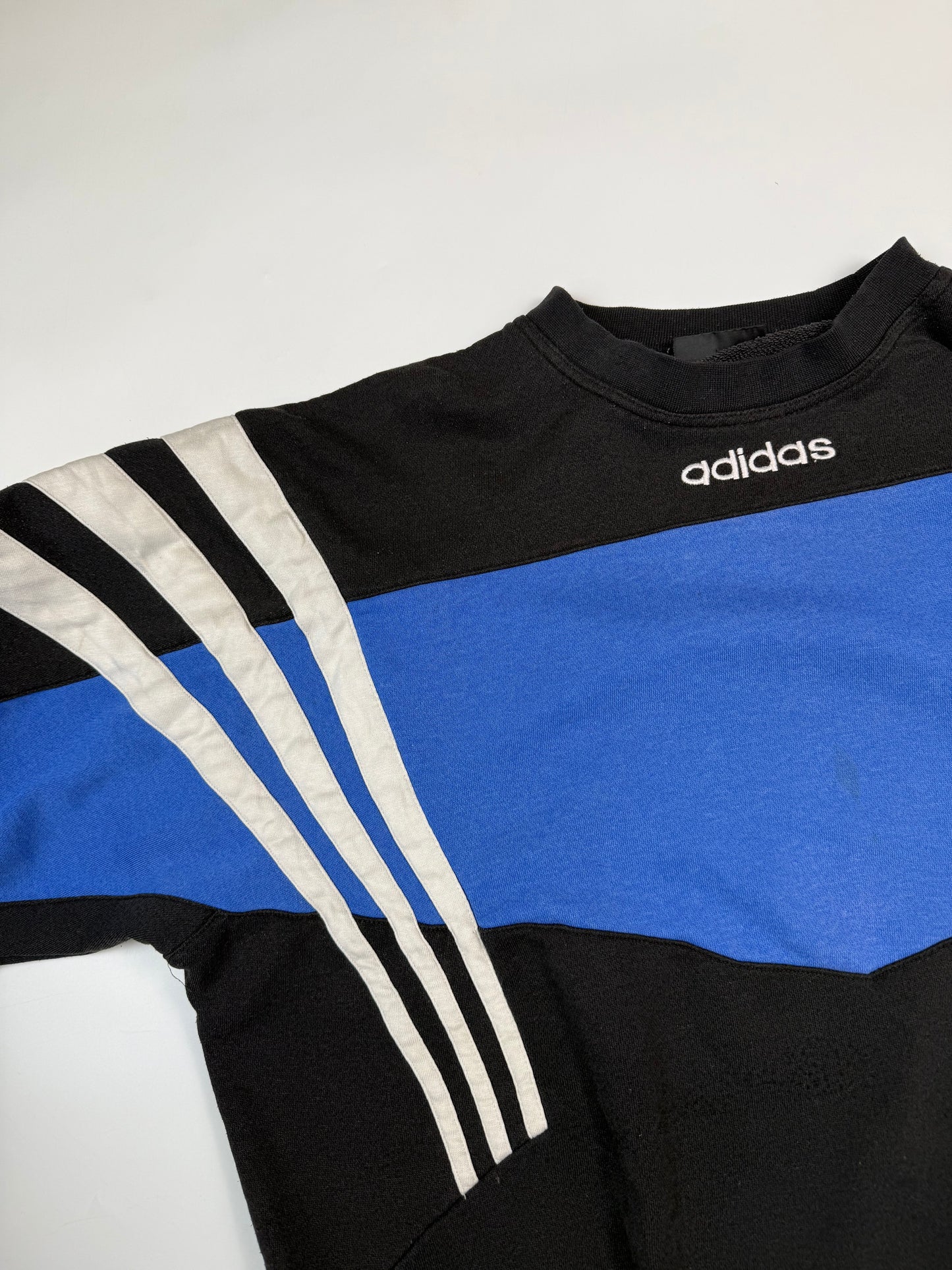 Vintage 90s Adidas originals colour block sweatshirt (L)