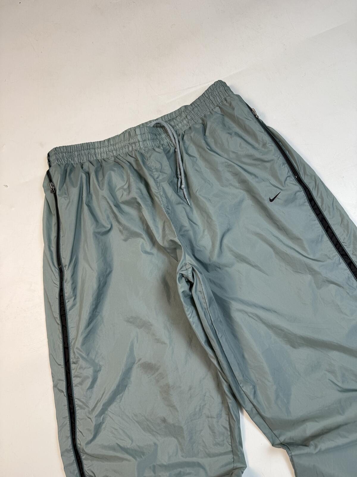 Vintage Y2K Nike side stripe baggy track pants (XL)