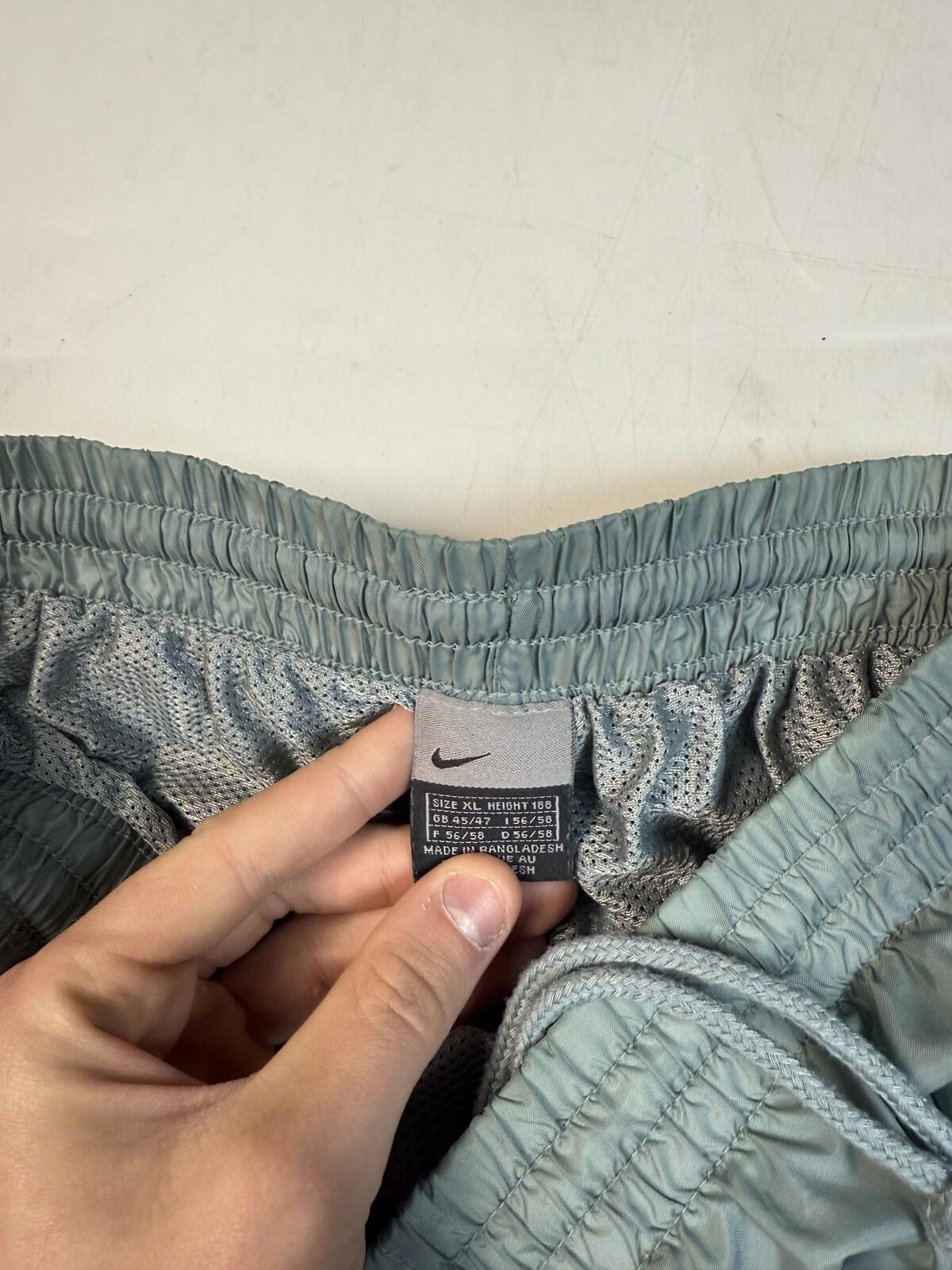 Vintage Y2K Nike side stripe baggy track pants (XL)
