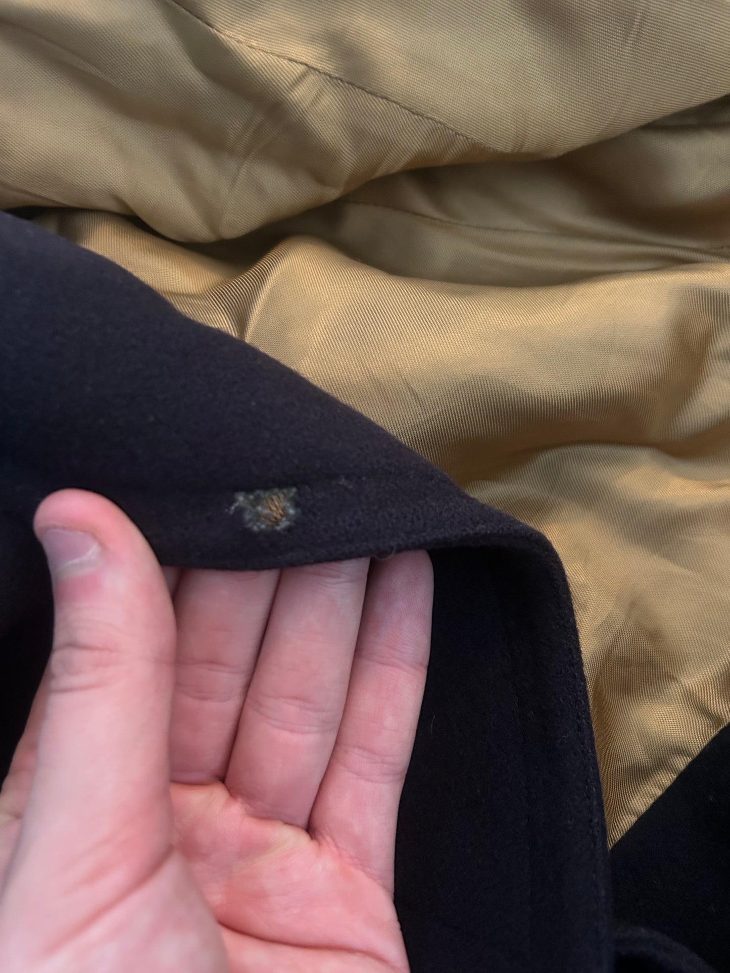 Vintage Aquascutum golf wool coat (M)