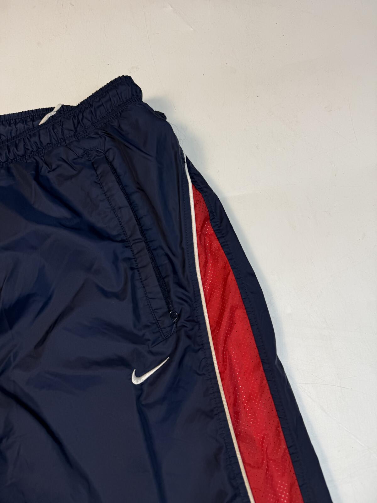 Vintage Y2K Nike side stripe baggy track pants (XL)