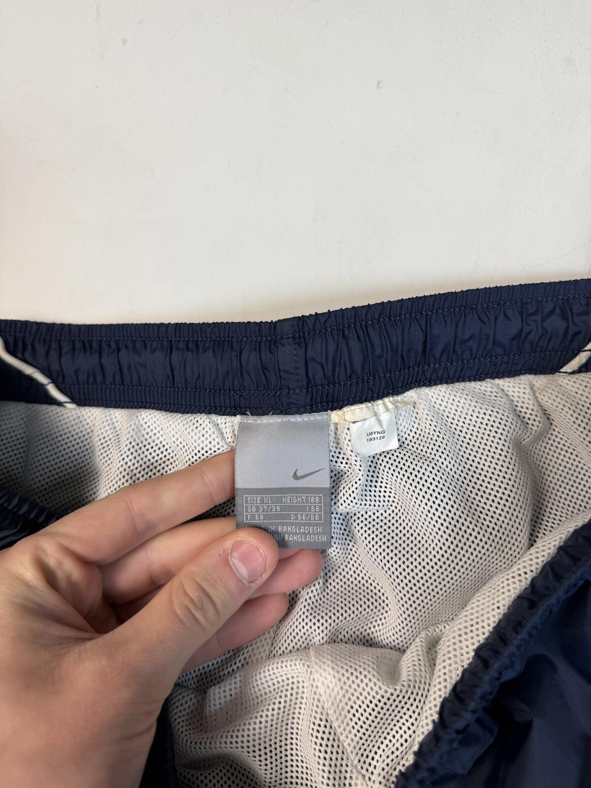 Vintage Y2K Nike side stripe baggy track pants (XL)