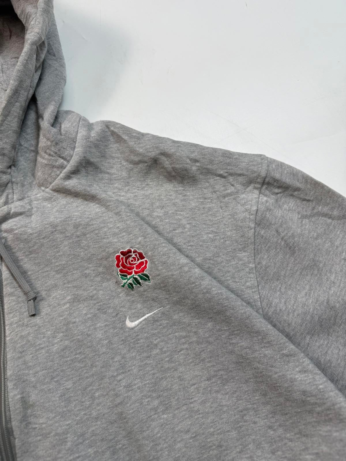 Vintage England rugby Nike full zip hoodie (XL)