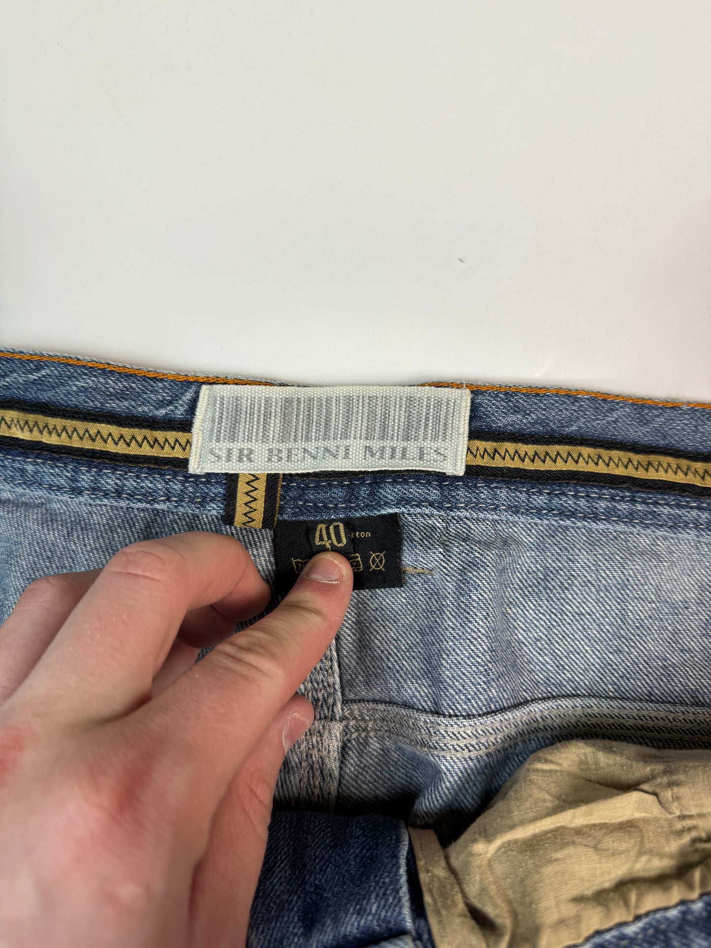 Vintage Sir Benni Miles baggy hip hop jeans (W40)