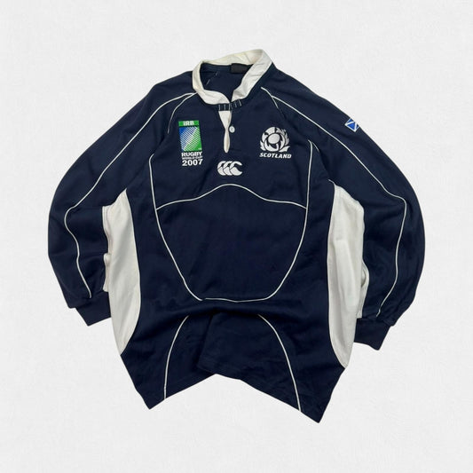 Vintage Scotland rugby world cup 2007 Canterbury rugby shirt (L)