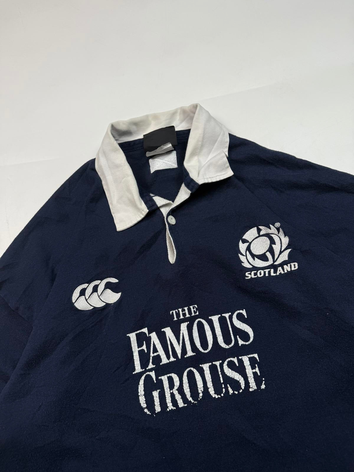 Vintage Scotland 2002-05 Canterbury rugby union shirt (XL)