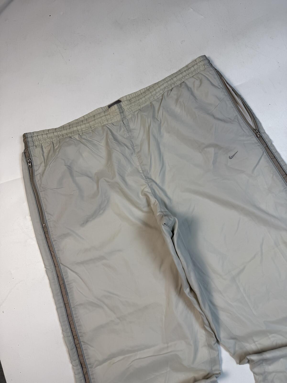 Vintage Y2K Nike side stripe baggy track pants (XL)
