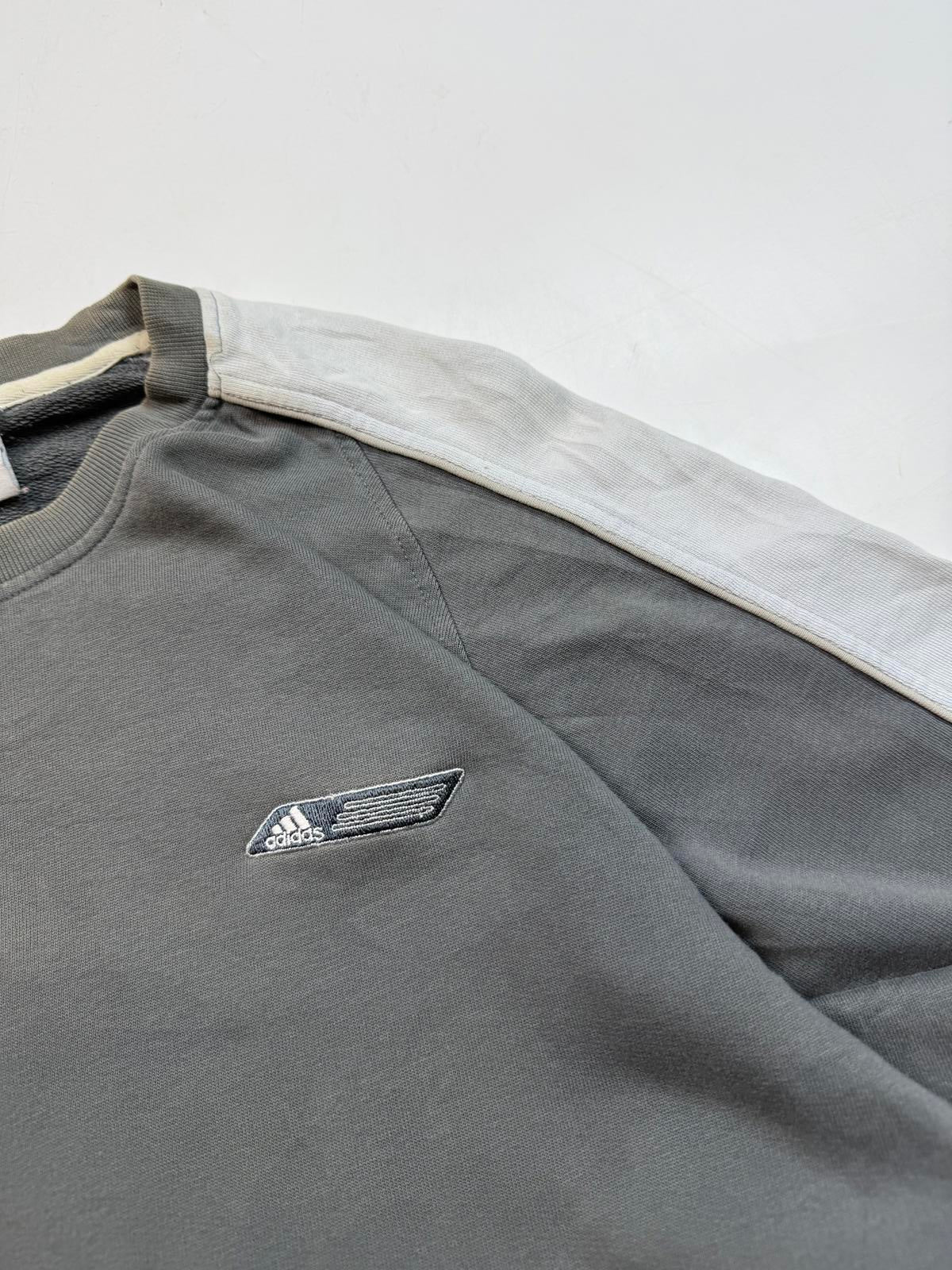 Vintage Adidas side stripe sweatshirt (L)