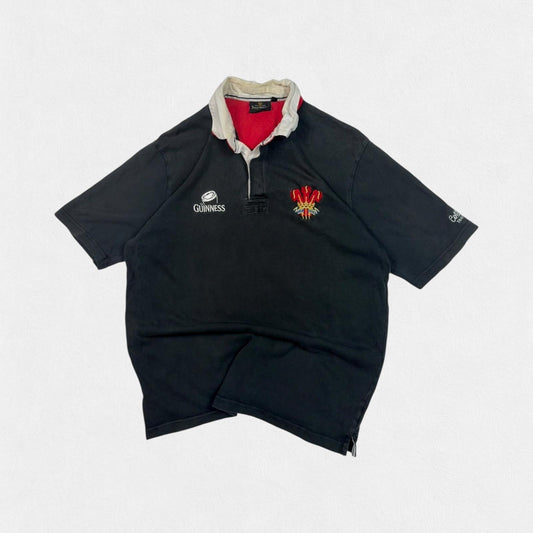 Vintage Wales Guinness Cotton Traders rugby shirt (L)