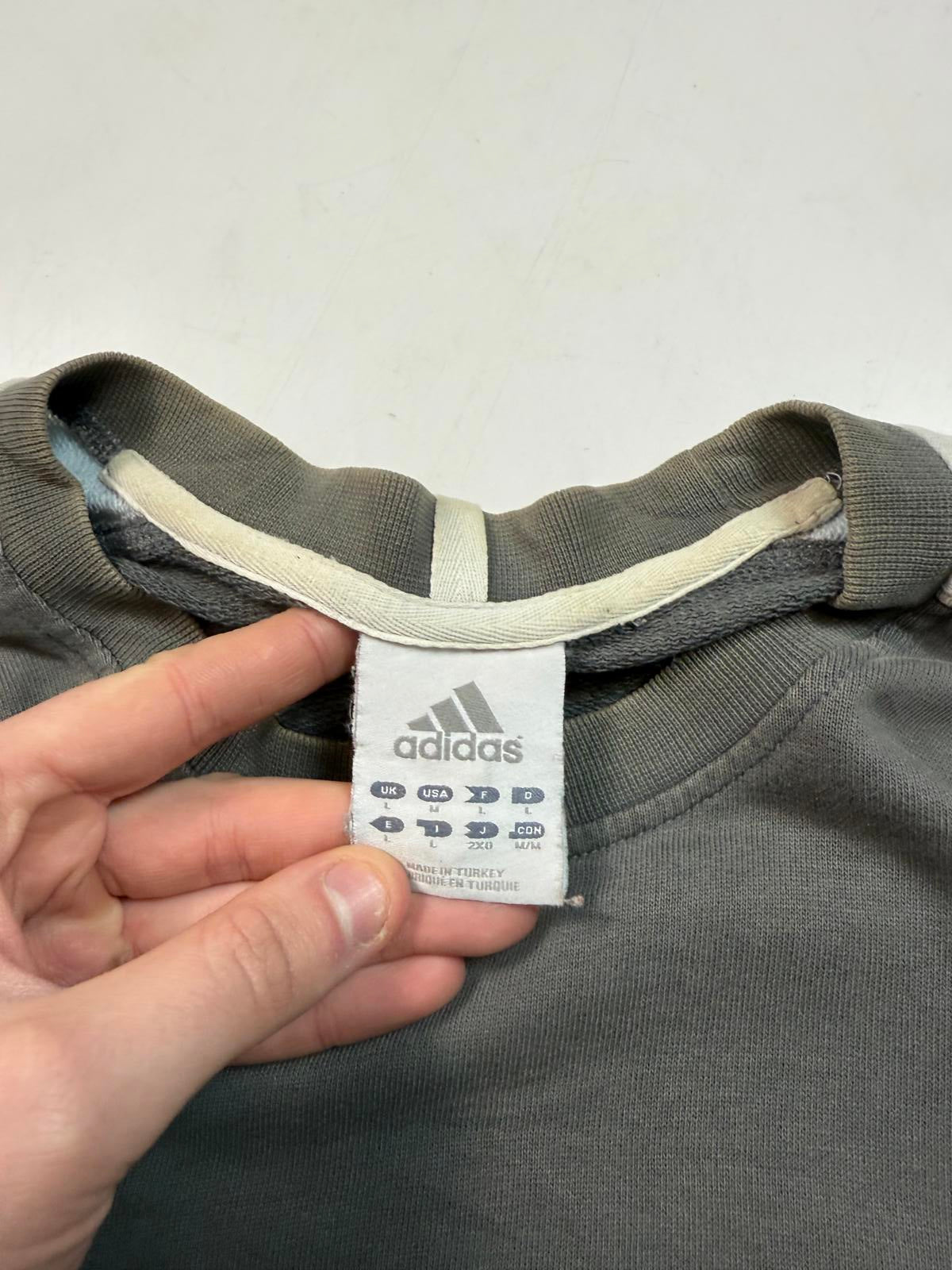 Vintage Adidas side stripe sweatshirt (L)