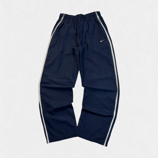 Vintage Y2K Nike side stripe baggy track pants (L)