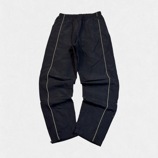 Vintage Nike side stripe baggy track pants (M)
