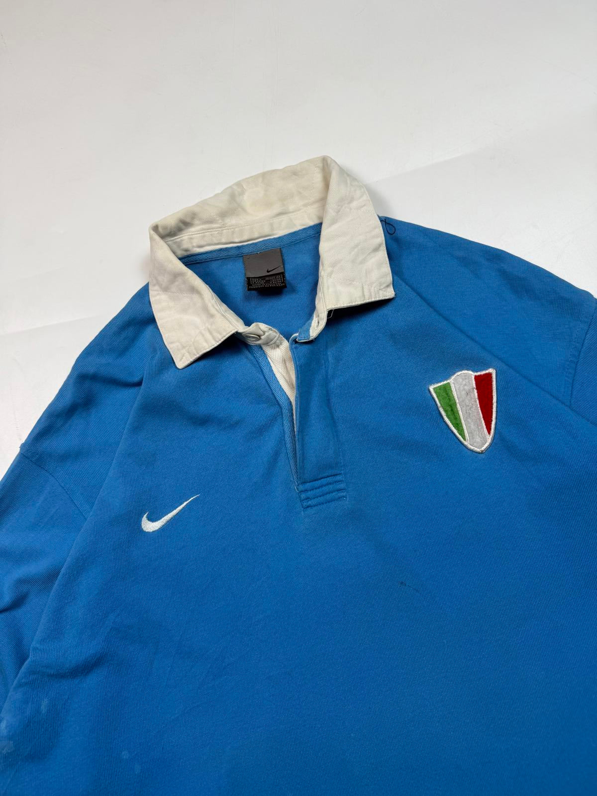 Vintage Italy 2000s Nike supporters rugby shirt (L)