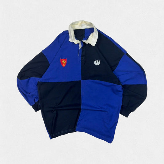 Vintage 90s Scotland v France rugby union shirt (XL)