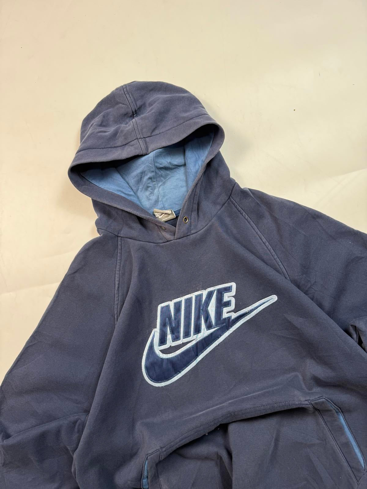 Vintage Nike spell out hoodie (L)