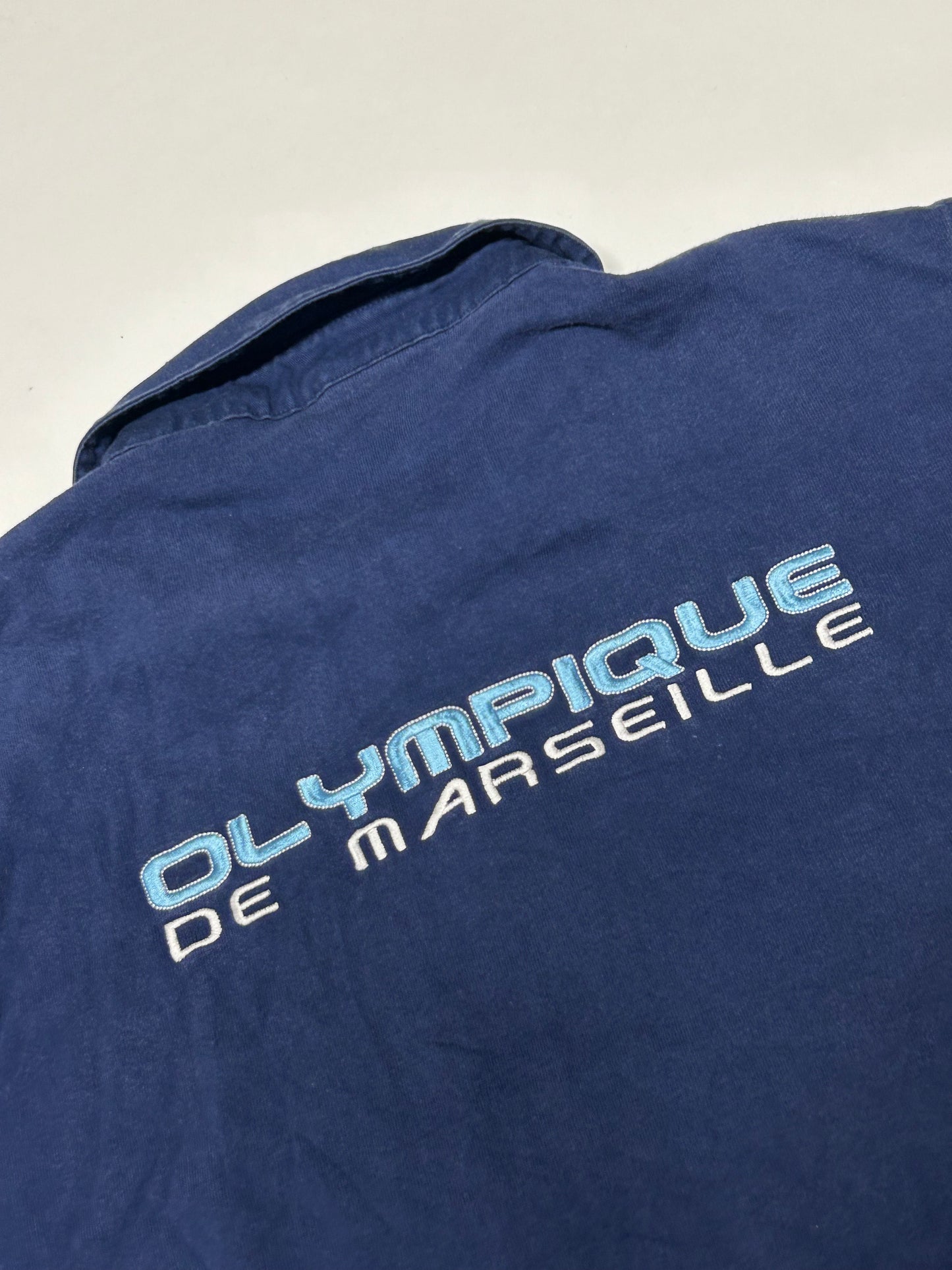 Vintage Olympique Marseille 1999 Adidas football polo shirt (L)