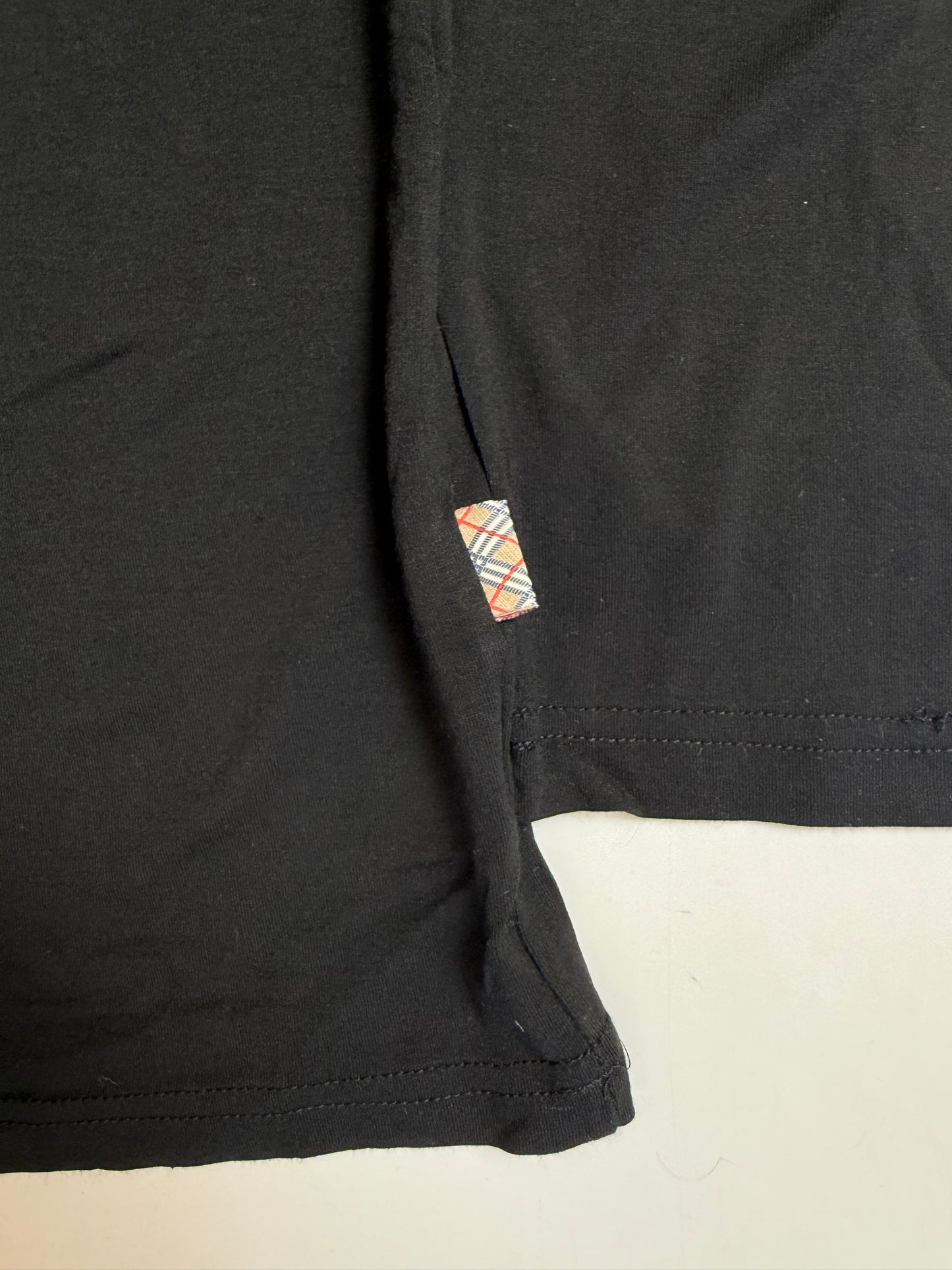 Burberry centre logo long sleeve tee (L)