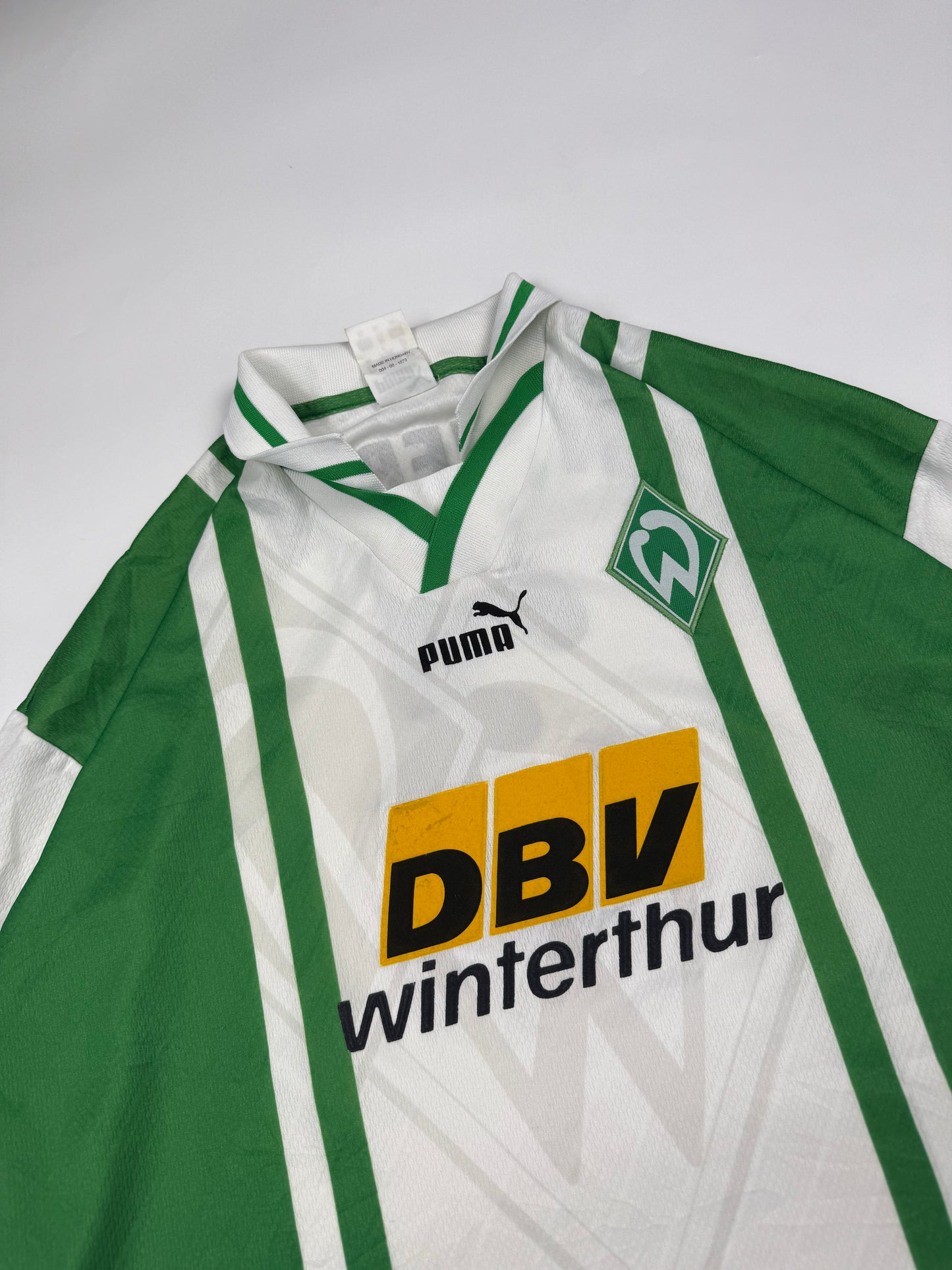 Vintage Werder Bremen 1996/97 l/s Puma home football shirt (XL)
