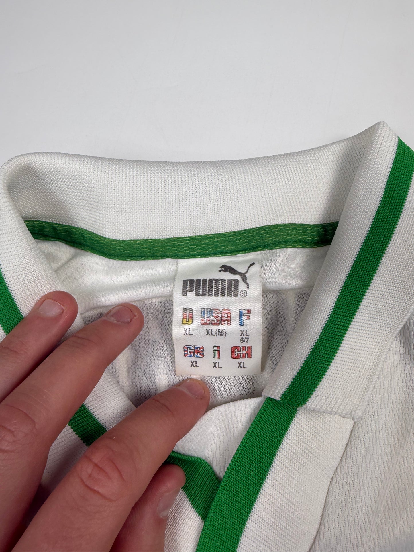 Vintage Werder Bremen 1996/97 l/s Puma home football shirt (XL)