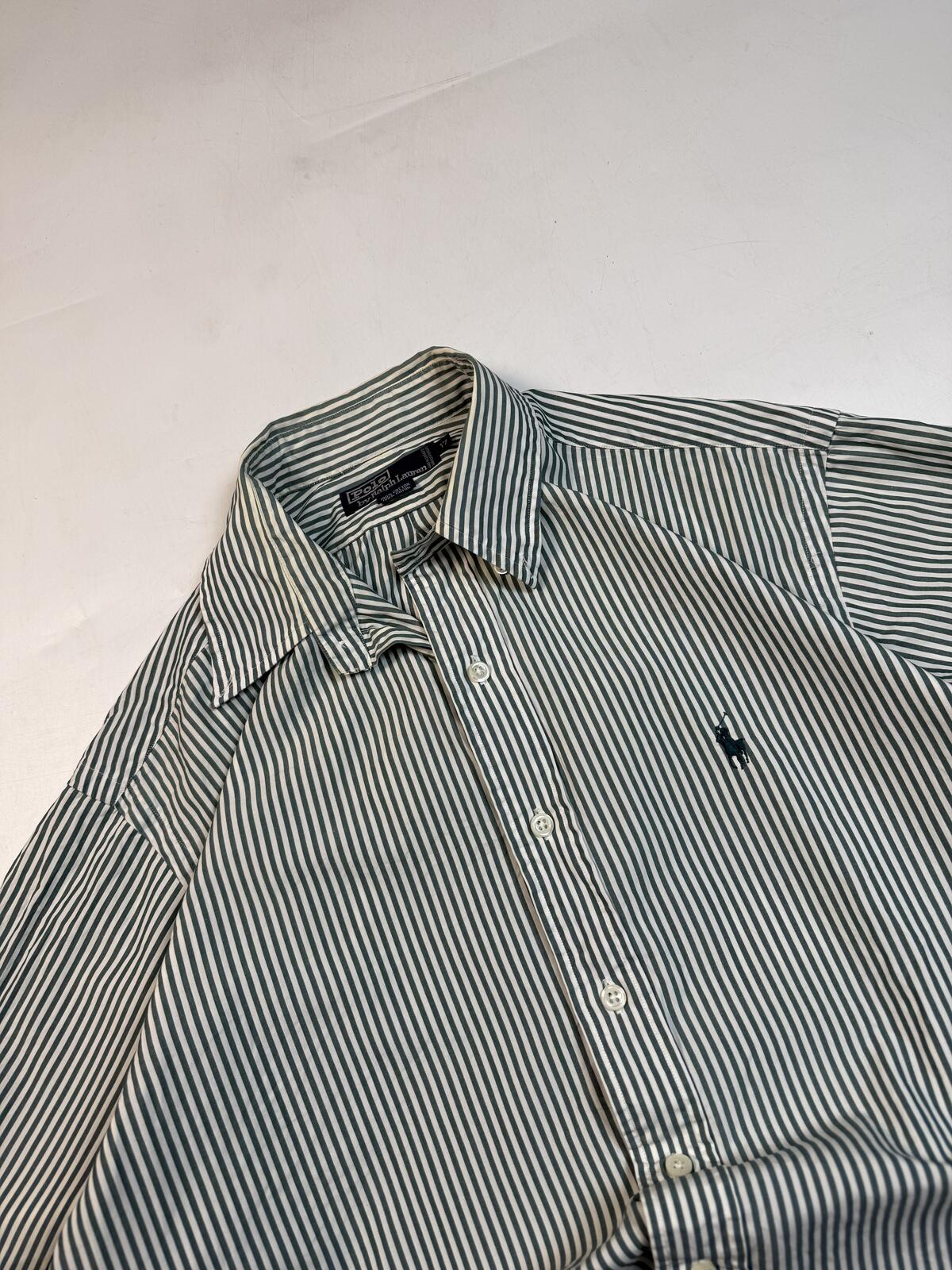 Vintage Polo Ralph Lauren striped button up shirt (XL)