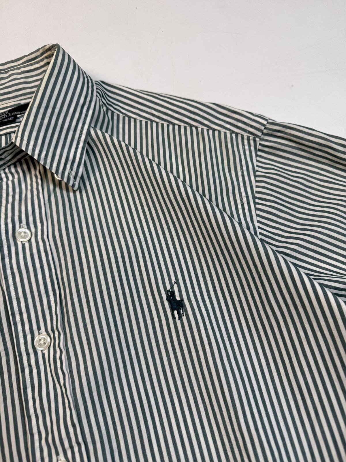 Vintage Polo Ralph Lauren striped button up shirt (XL)