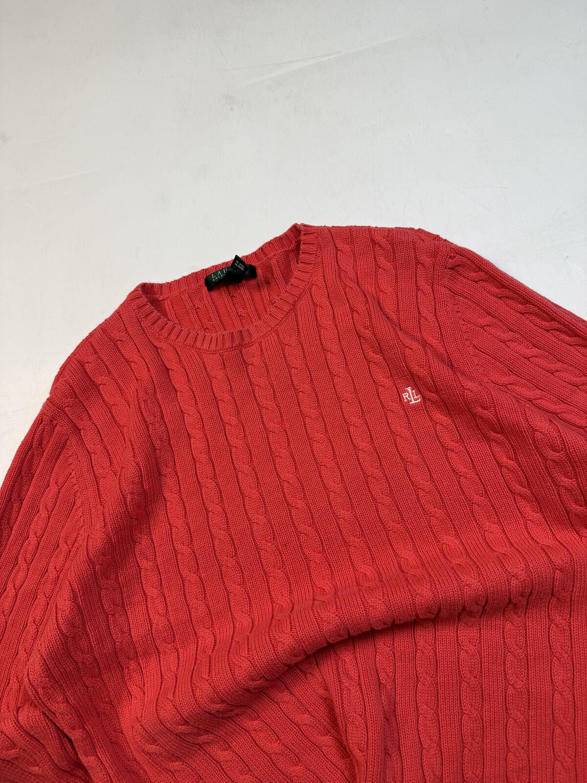 Polo Ralph Lauren cable knit sweater (XL)