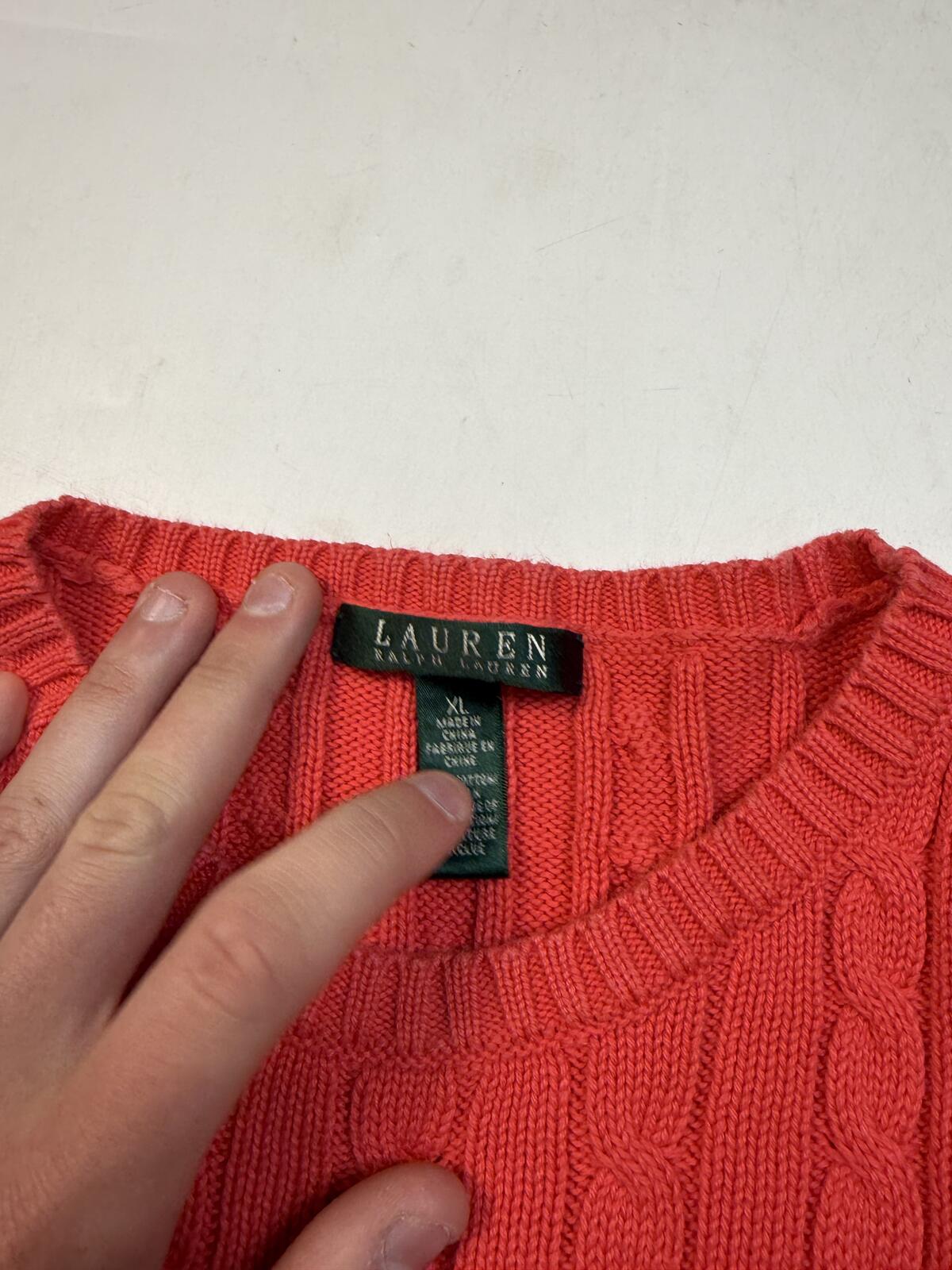 Polo Ralph Lauren cable knit sweater (XL)