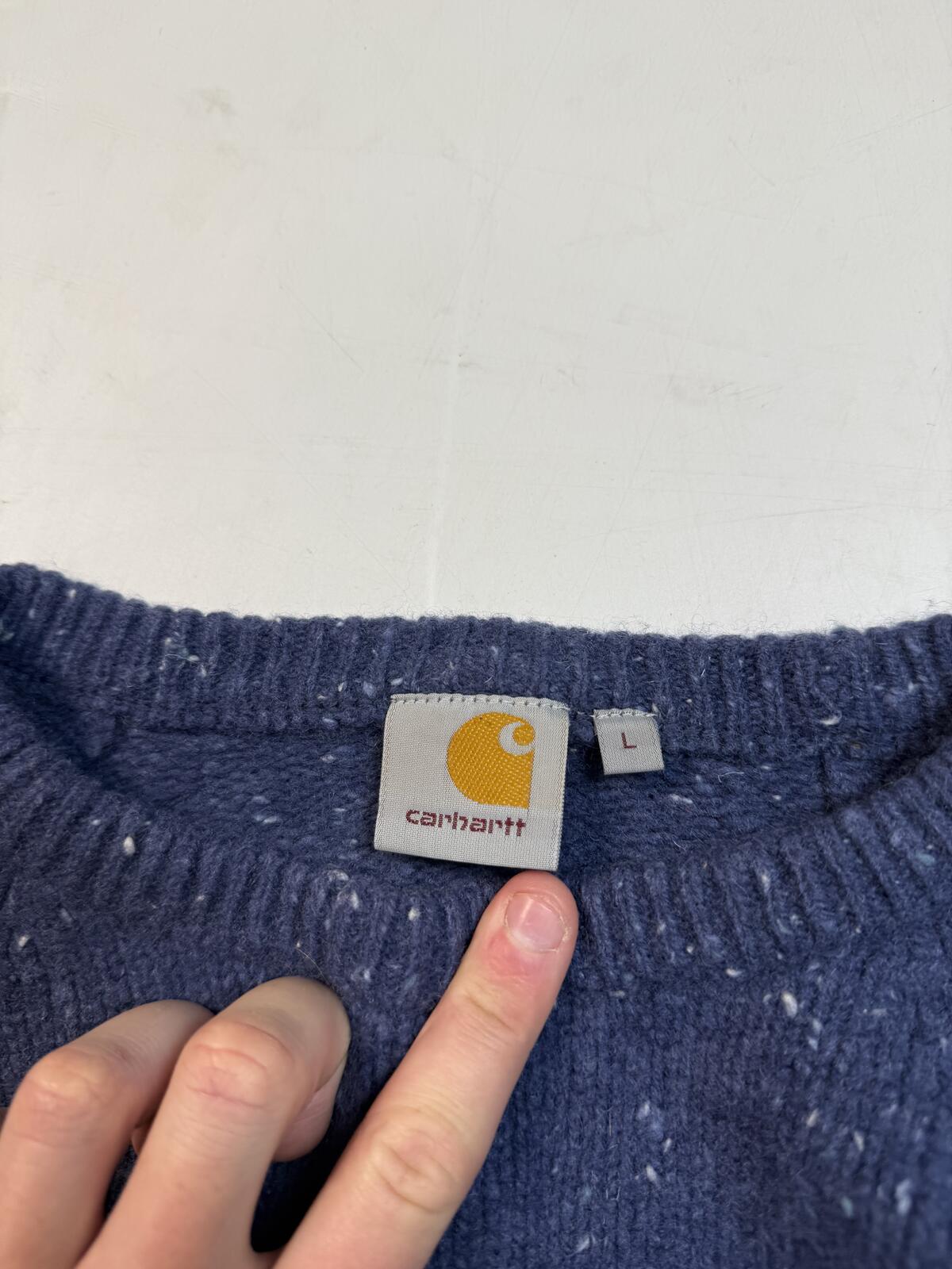 Carhartt WIP anglistic wool knit sweater (L)