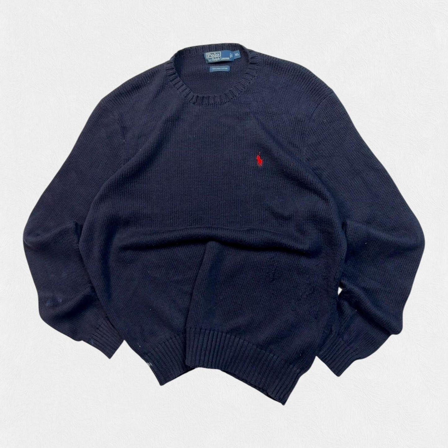 Vintage Y2K Polo Ralph Lauren knit sweater (XL)