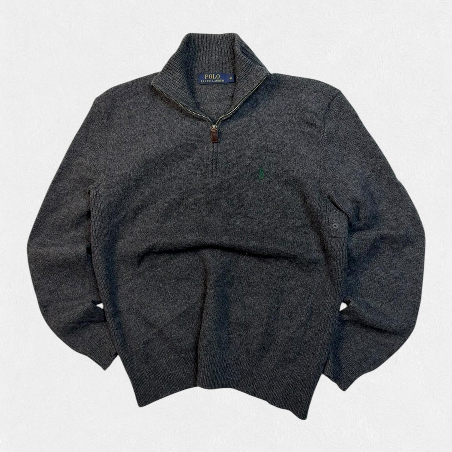 Polo Ralph Lauren quarter zip wool knit sweater (M)