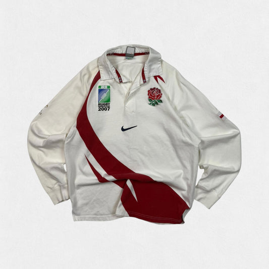 Vintage England rugby world cup 2007 Nike rugby shirt (L)