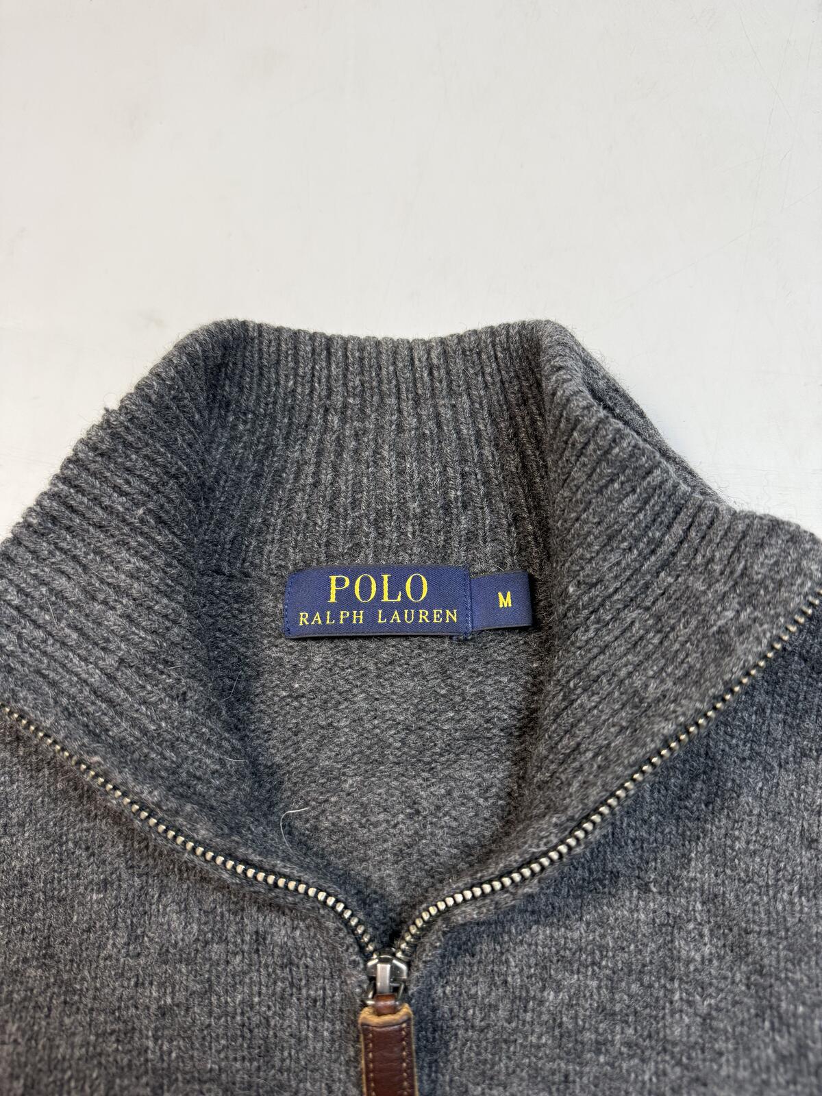 Polo Ralph Lauren quarter zip wool knit sweater (M)