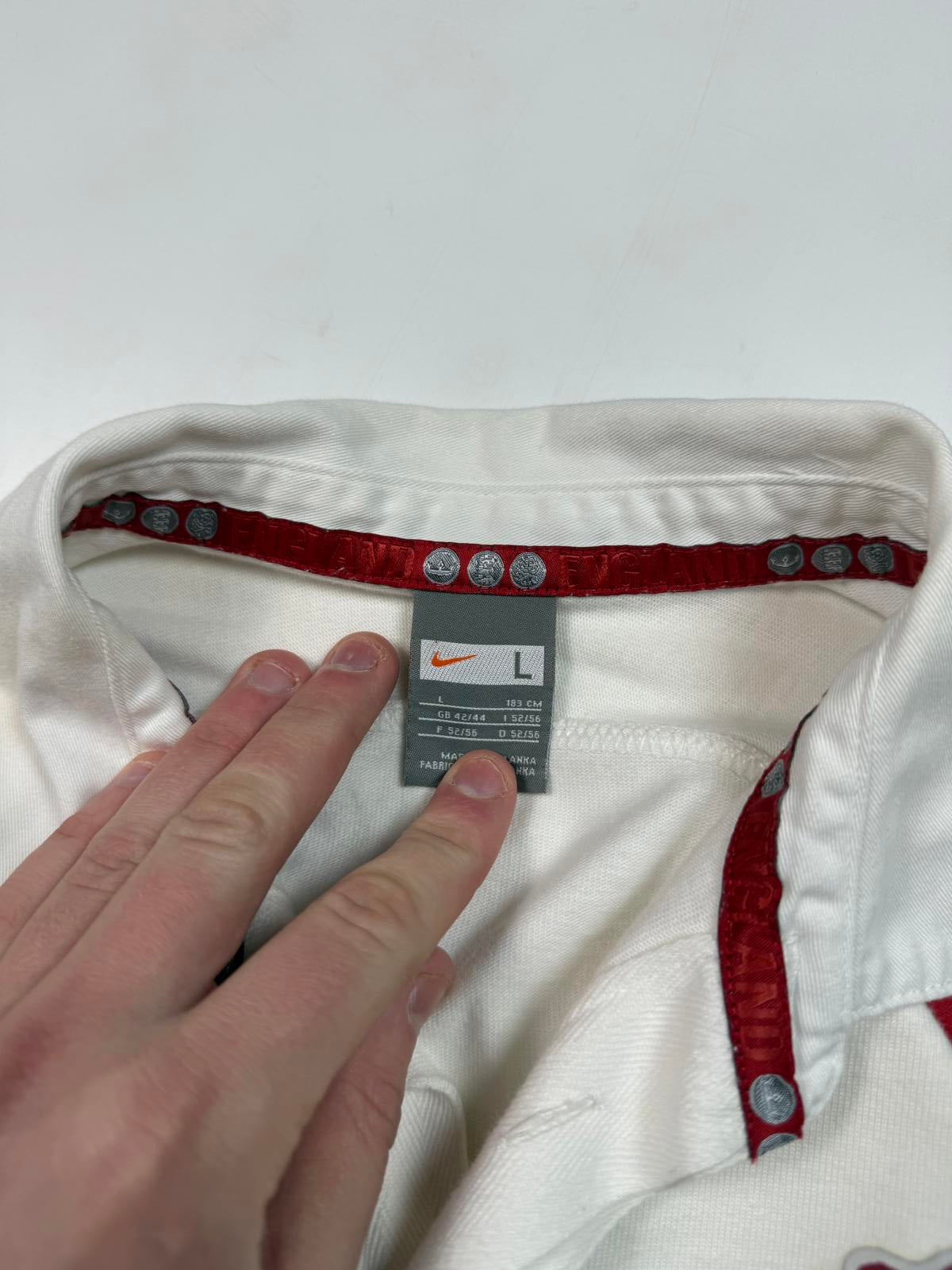Vintage England rugby world cup 2007 Nike rugby shirt (L)