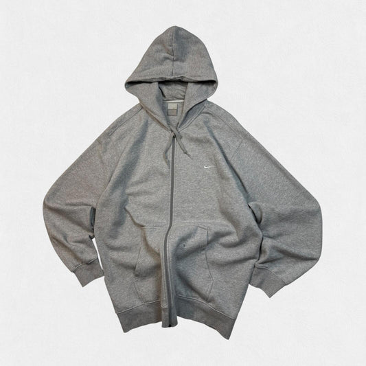 Vintage Y2K Nike mini swoosh zip up hoodie (XL)