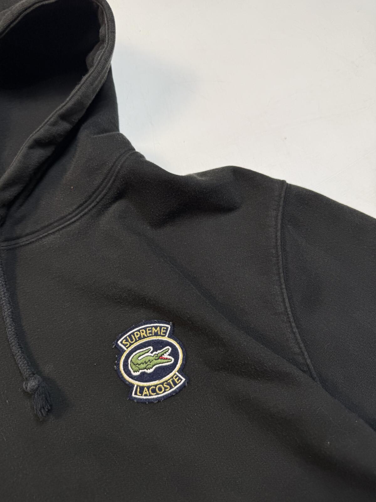 Supreme x Lacoste live SS18 hoodie (L)