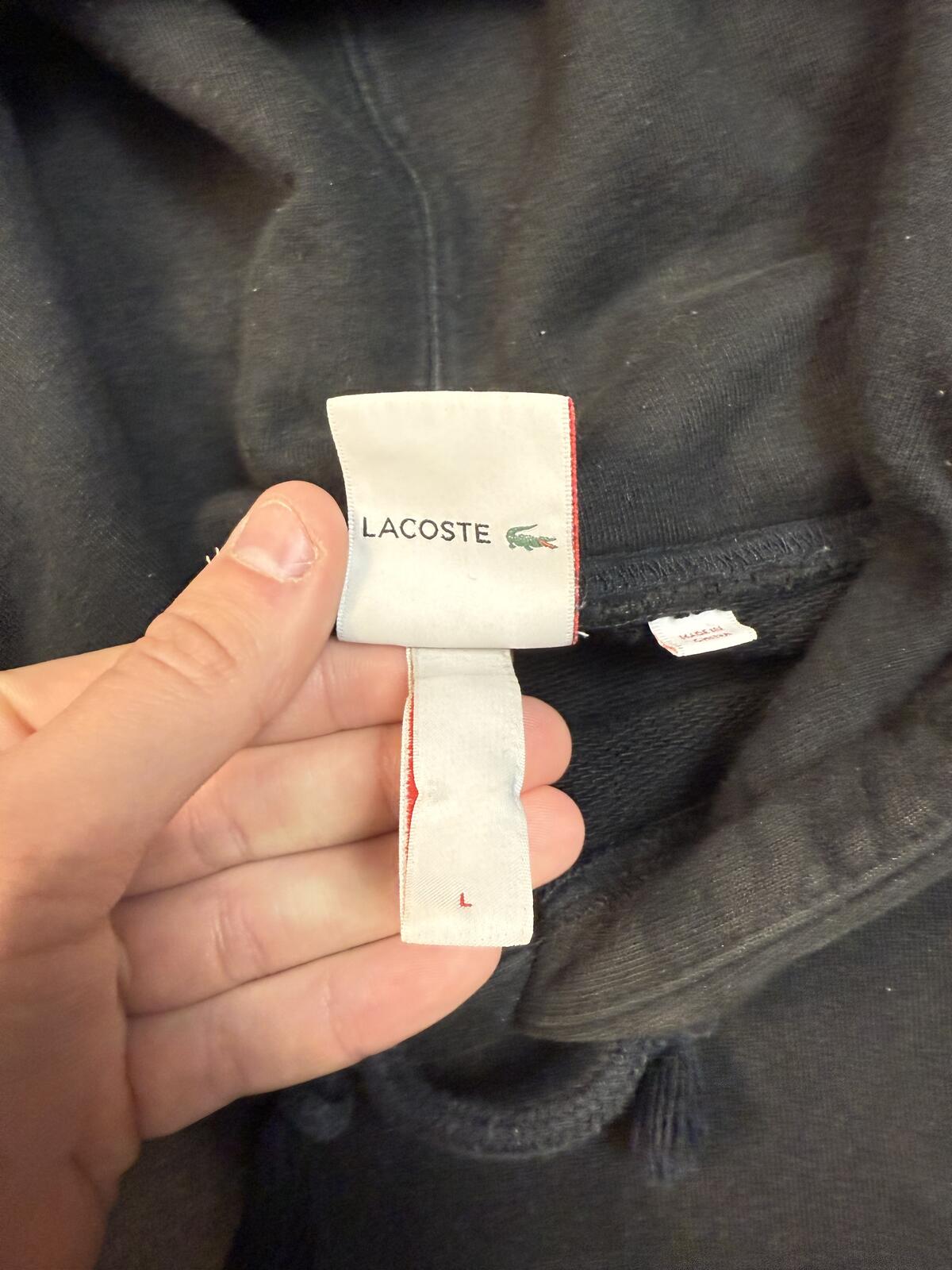 Supreme x Lacoste live SS18 hoodie (L)