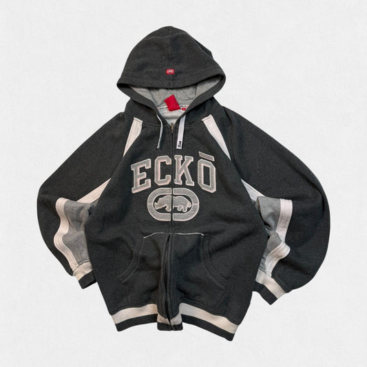 Vintage Y2K Ecko Unltd full zip hip hop hoodie (XL)
