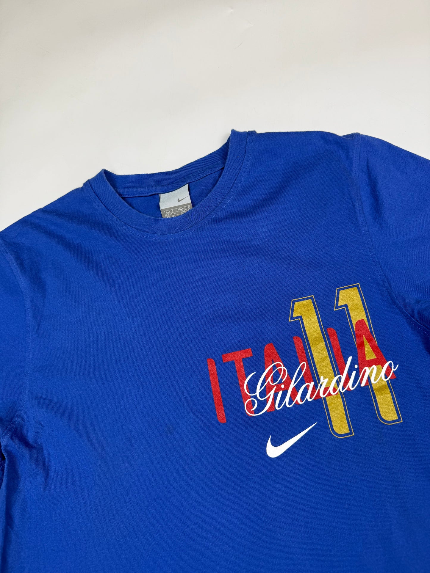 Vintage Nike Italy Gilardino football tee (M)