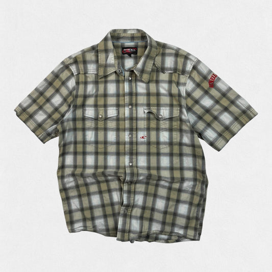 Vintage Y2K O’Neill checkered short sleeve shirt (M)