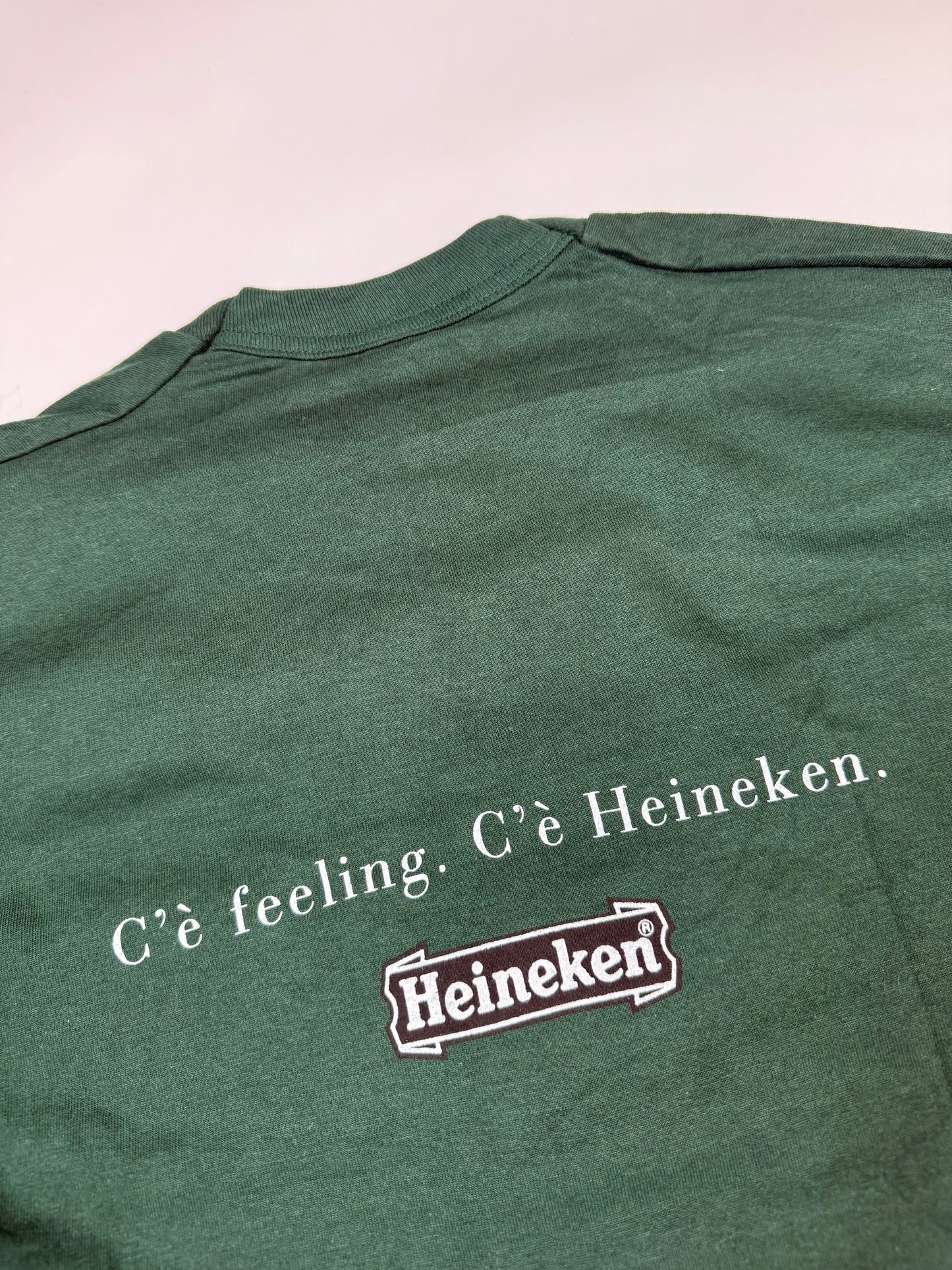 Vintage 90s Heineken beer graphic tee (L)