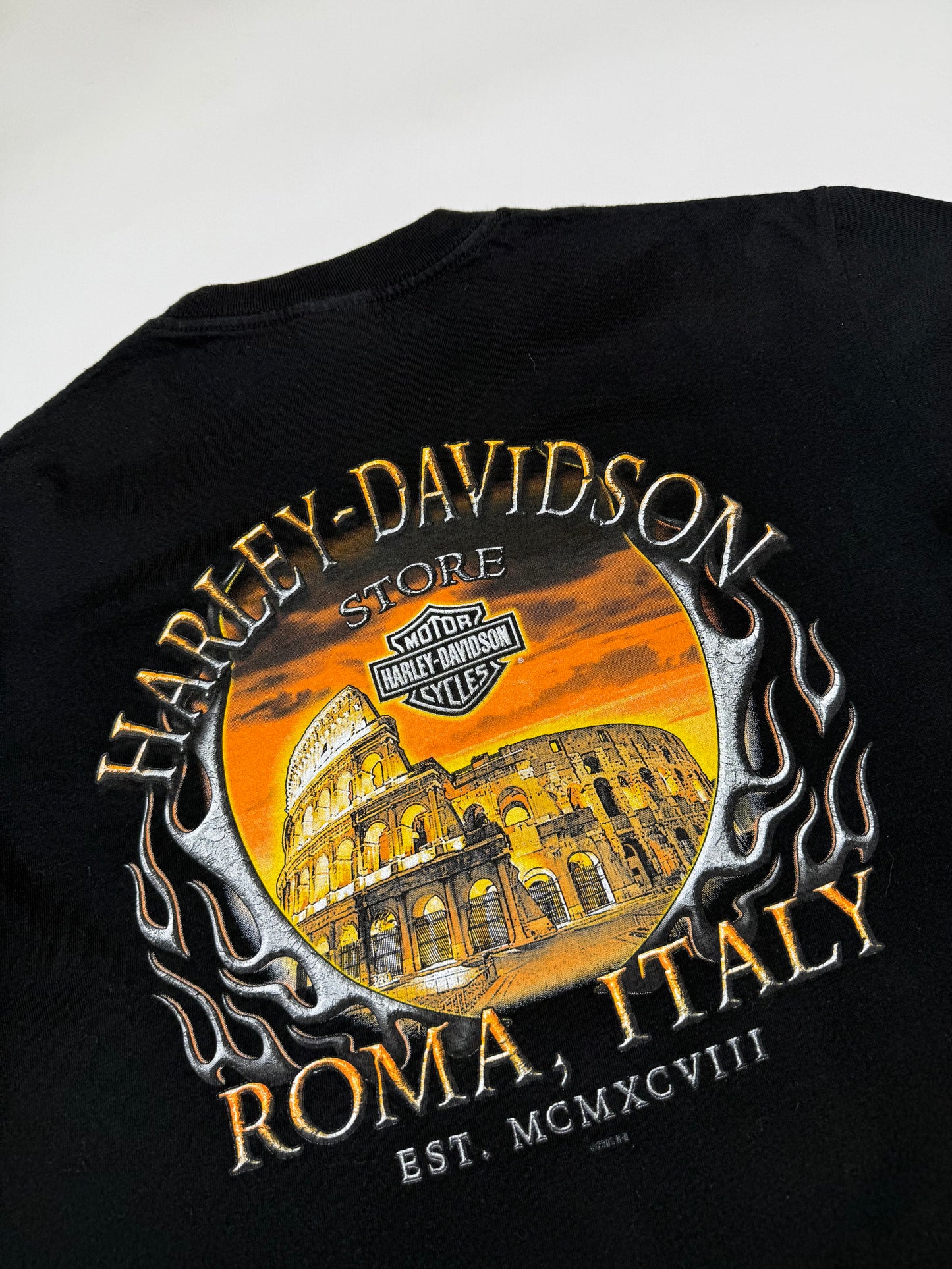 Vintage Harley Davidson Rome graphic tee (L)