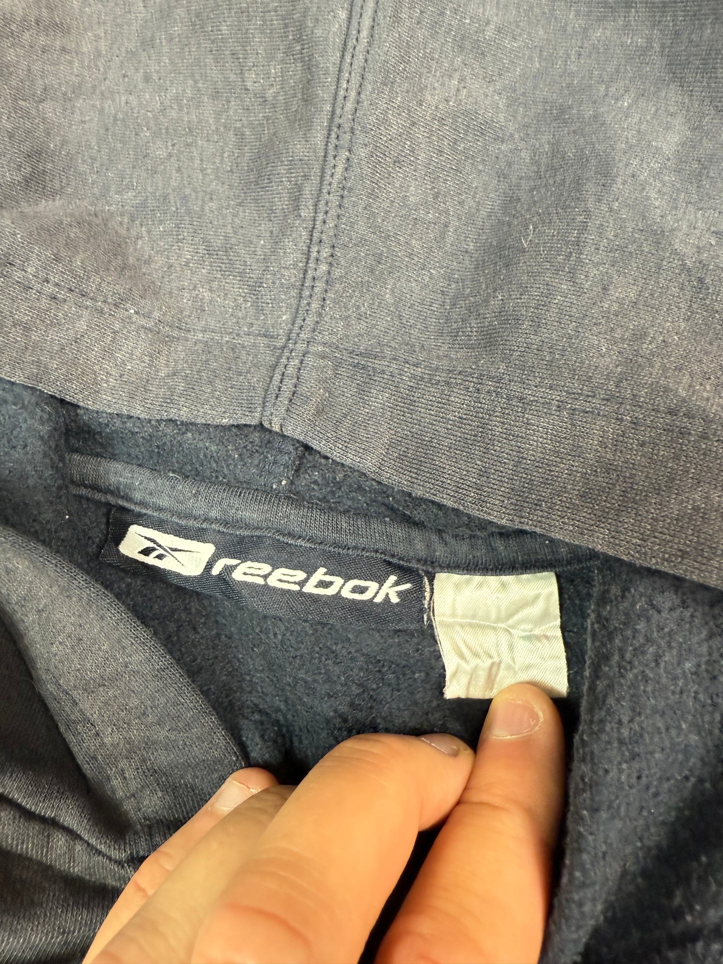 Vintage Reebok spell out hoodie (XS)