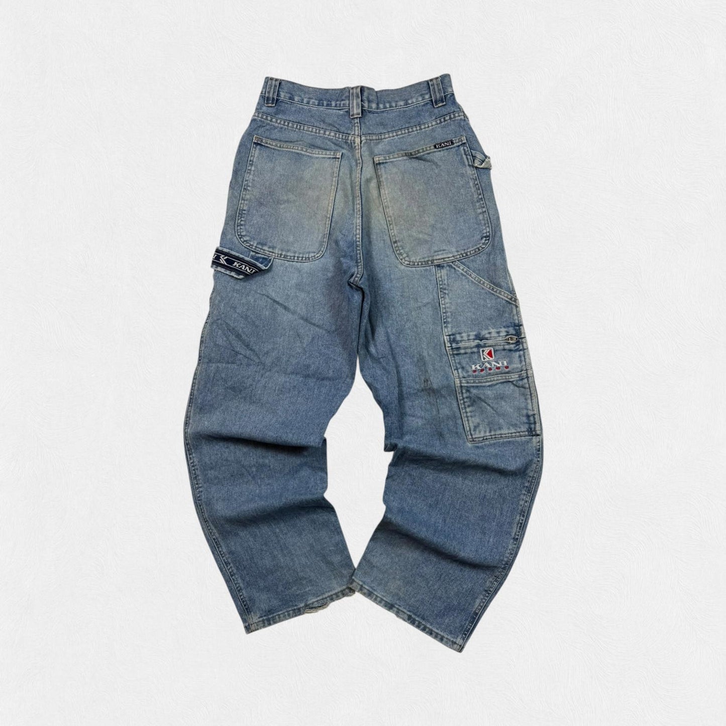 Vintage Karl Kani baggy hip hop carpenter jeans (W30)